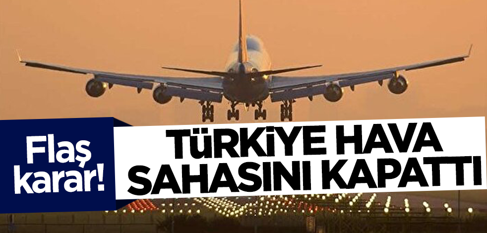 Türkiye, terör gerekçesiyle Süleymaniye uçuşları için hava sahasını kapattı