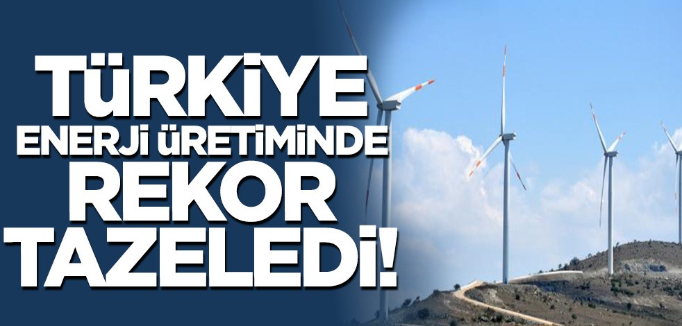 Türkiye üretimde rekor tazeledi!