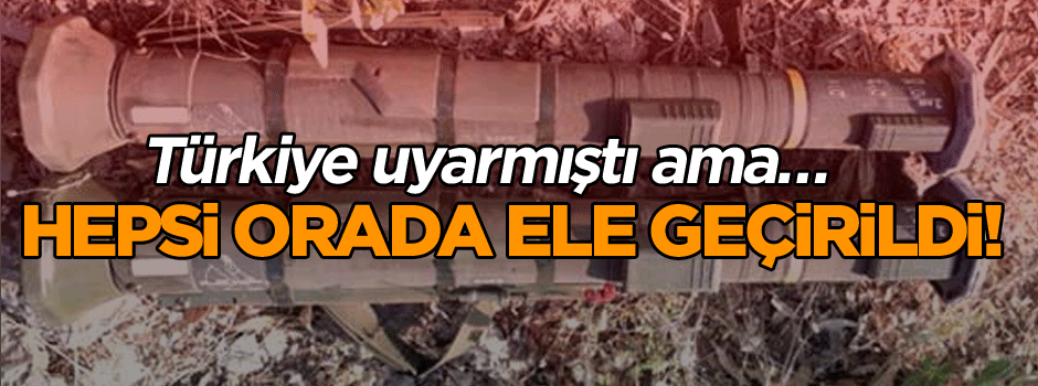 Hepsi orada ele geçirildi! Tam 20 tane