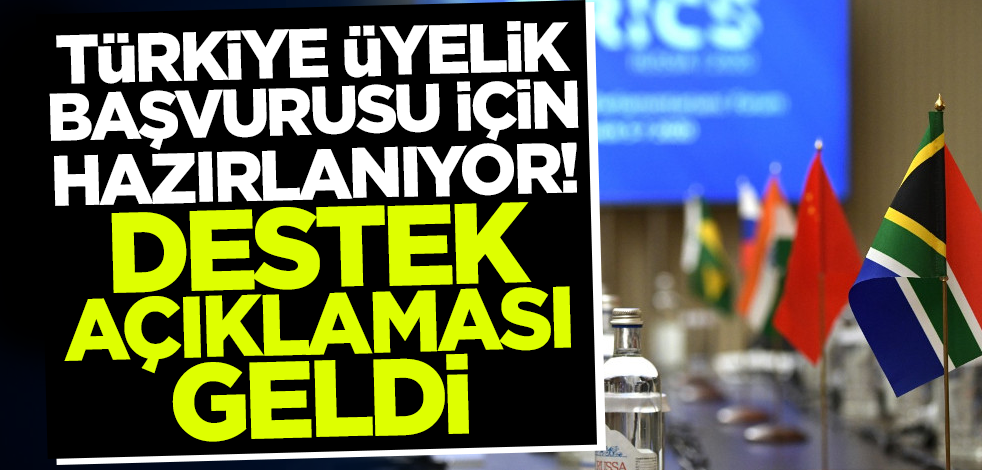 Türkiye üyelik başvurusu için hazırlanıyor! Destek açıklaması geldi