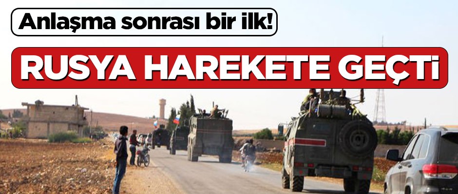Türkiye ve Rusya arasındaki anlaşmanın ardından ilk devriye yapıldı