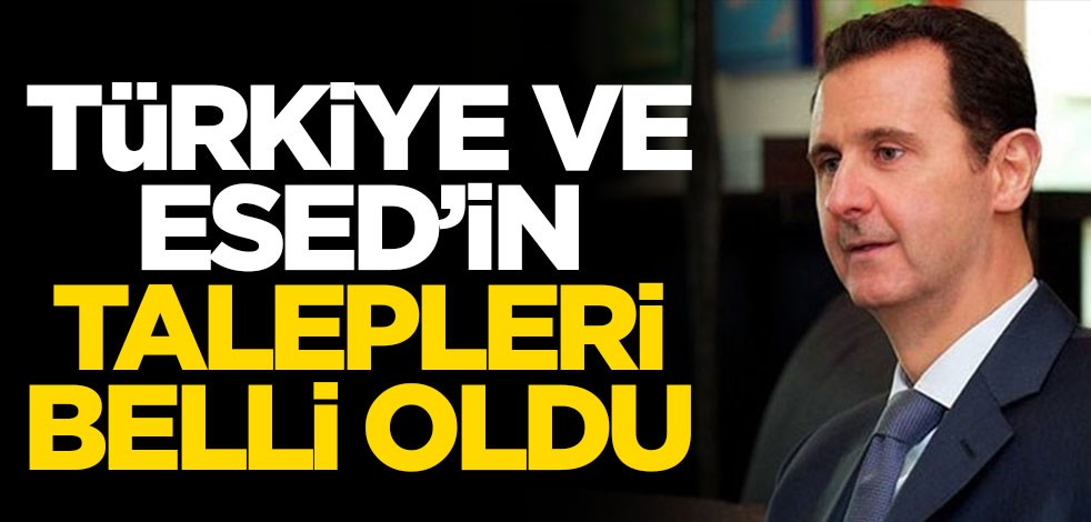 Türkiye ve Suriye'den yeni talep! Belli oldu