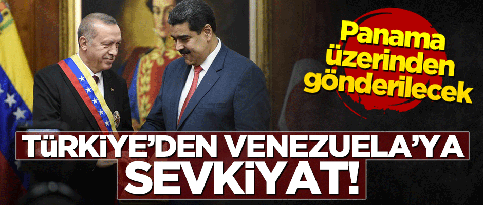 Türkiye, Venezuela'ya Panama üzerinden ilaç gönderecek