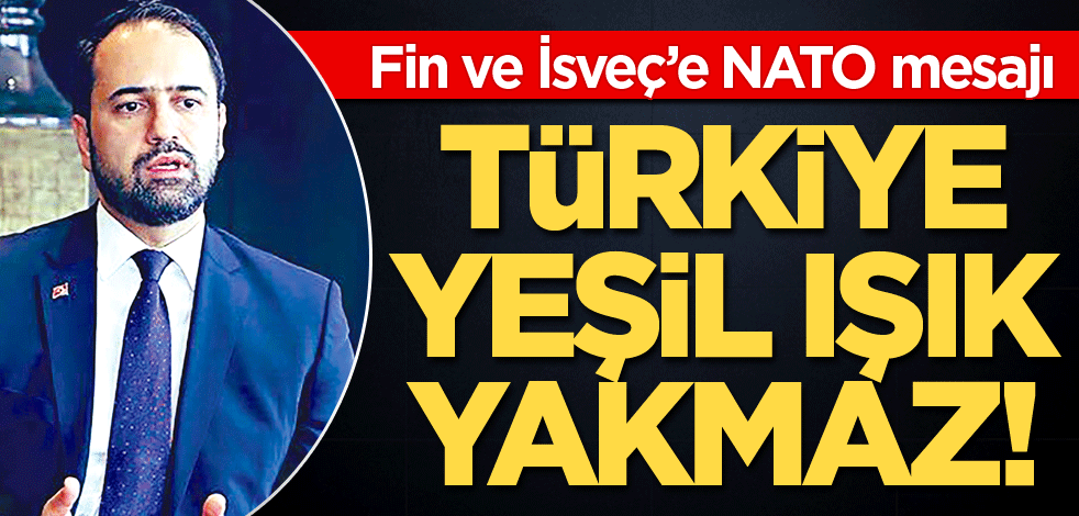 Türkiye yeşil ışık yakmaz!