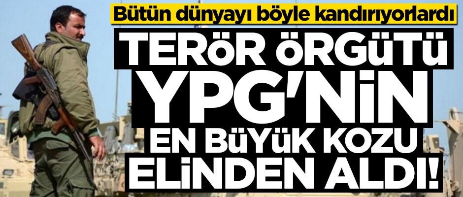 Türkiye YPG'nin en büyük kozunu elinden aldı
