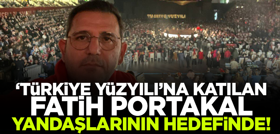Türkiye Yüzyılı programına katılan Fatih Portakal yandaşlarının hedefinde! Fatih Altaylı'dan Portakal'a sert eleştiri