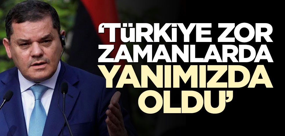 "Türkiye zor anlarda her zaman yanımızda oldu"