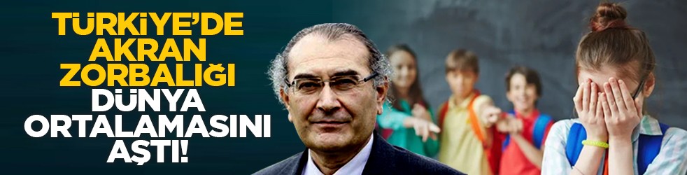 Türkiye’de akran zorbalığı dünya ortalamasını aştı!