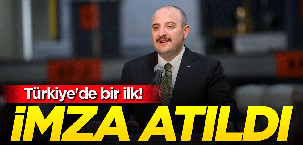 Türkiye'de bir ilk! İmza atıldı