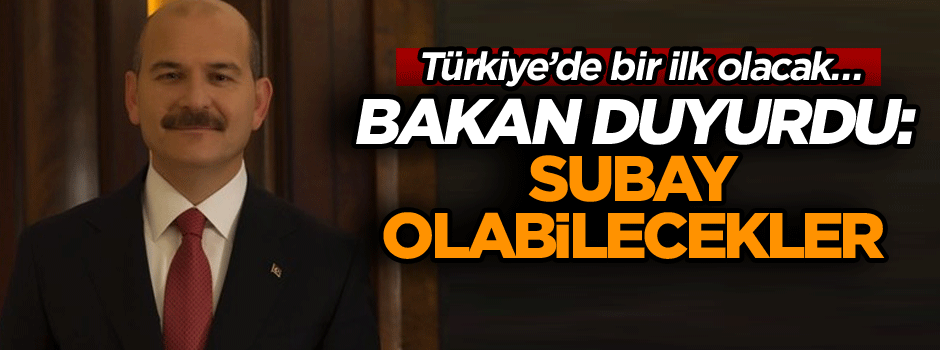 Türkiye’de bir ilk olacak… Bakan duyurdu: Subay olabilecekler