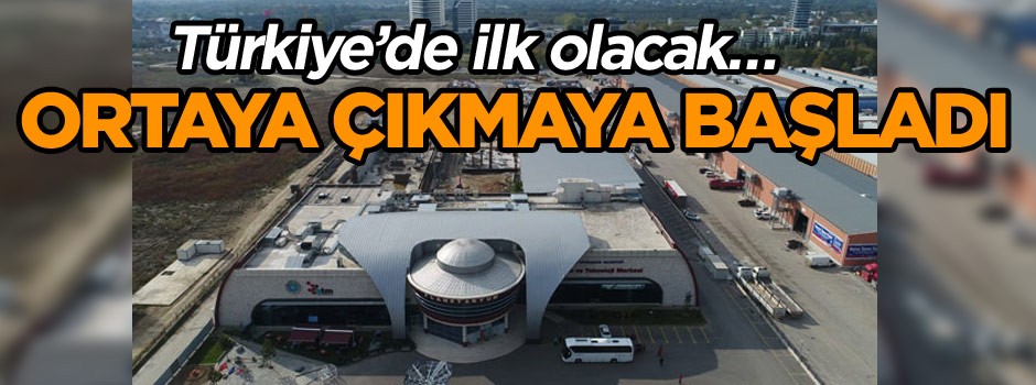 Türkiye’de ilk olacak… Ortaya çıkmaya başladı