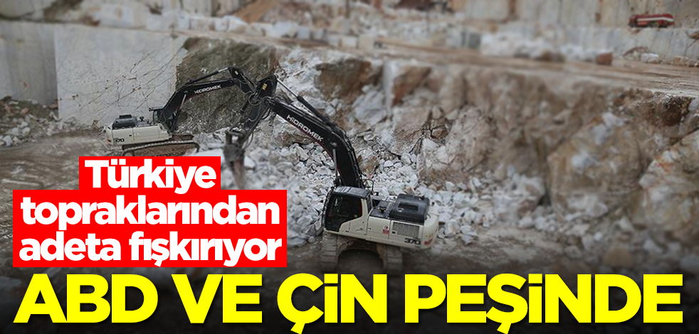 Türkiye'de inanılmaz rezerv! Topraklardan fışkırıyor, ABD ve Çin peşine düştü