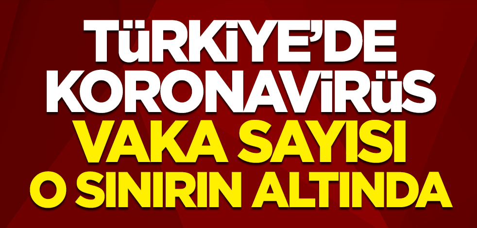 Türkiye'de koronavirüs vaka sayısı düne göre düştü