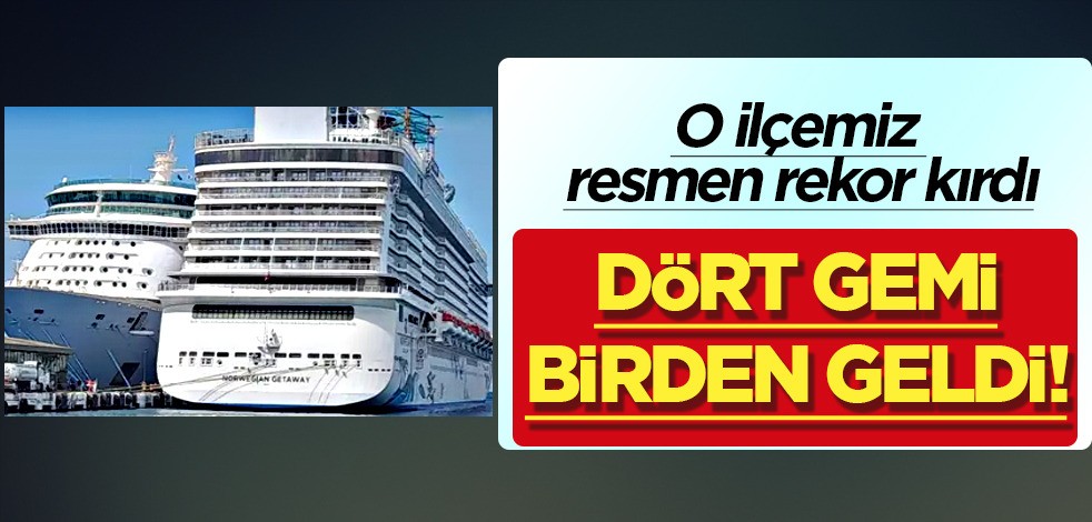 Türkiye'de o bölgeye yoğun ilgi var: Dört gemiyle denizden toplam 10 bin turist akın etti! Hiç bu kadar olmamıştı