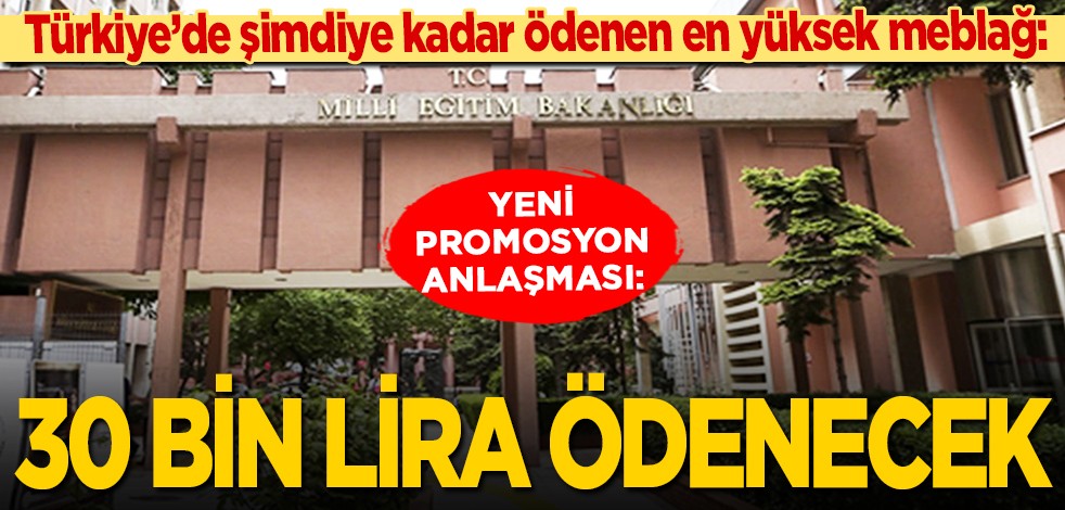 Türkiye’de şimdiye kadar ödenen en yüksek meblağ... Yeni promosyon anlaşması: Çalışanlara 30 bin lira ödenecek