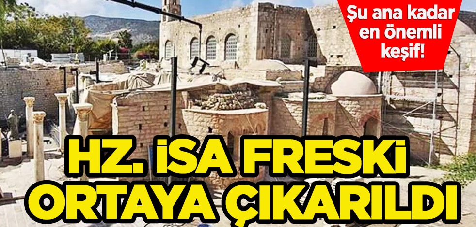 Türkiye'de tarihi keşif! Eravşar: Şu ana kadar en önemli heyecanlı keşif, Hz. İsa freski ortaya çıkarıldı