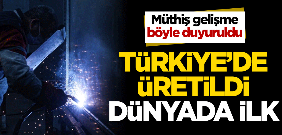 Türkiye'de üretildi! Dünyada ilk Bomba gelişme böyle duyuruldu