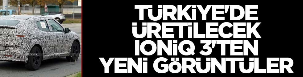 Türkiye'de üretilecek Ioniq 3'ten yeni görüntüler