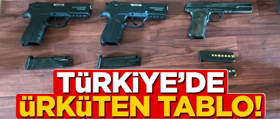 Türkiye'de ne kadar silah var? Yüzde 85'i ruhsatsız!
