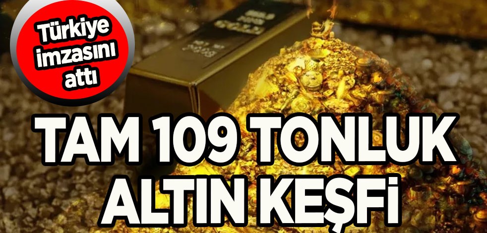 Türkiye'de yeni 109 tonluk altın kaynağı: Bölgeden altın fışkırıyor, Türkiye imzasını attı