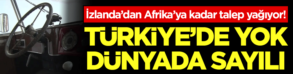 Türkiye'de yok dünyada sayılı! İzlanda'dan Afrika'ya kadar talep yağıyor!