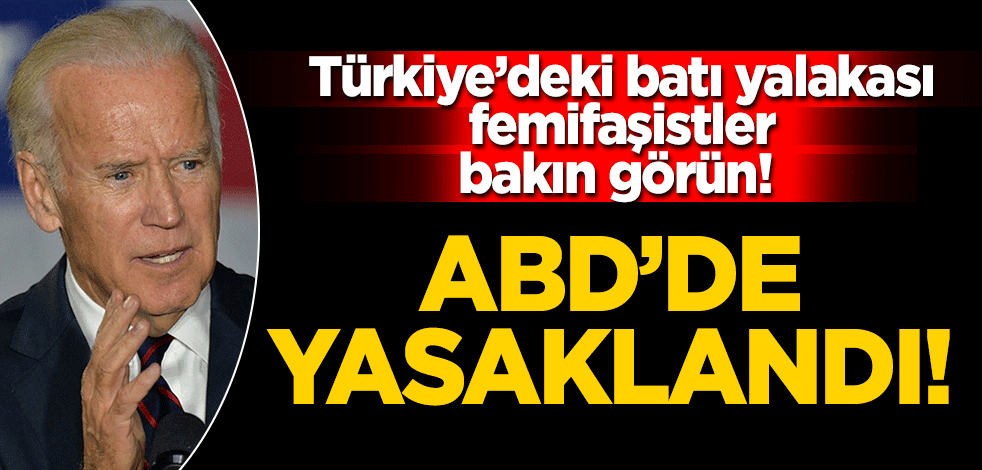 Türkiye'deki batı yalakası femifaşistler bakın görün! ABD'de kürtaj yasaklandı