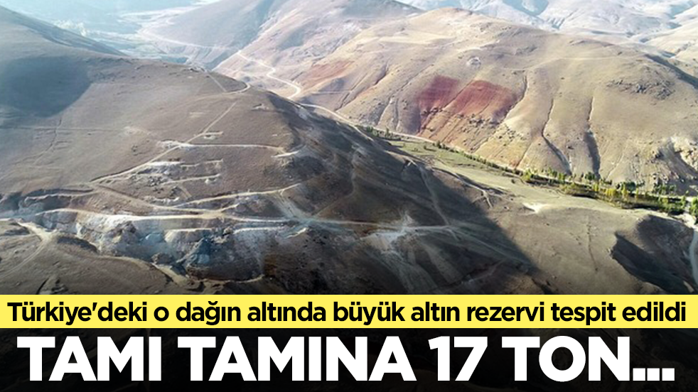 Türkiye'deki o dağın altında büyük altın rezervi tespit edildi: Tamı tamına 17 ton...