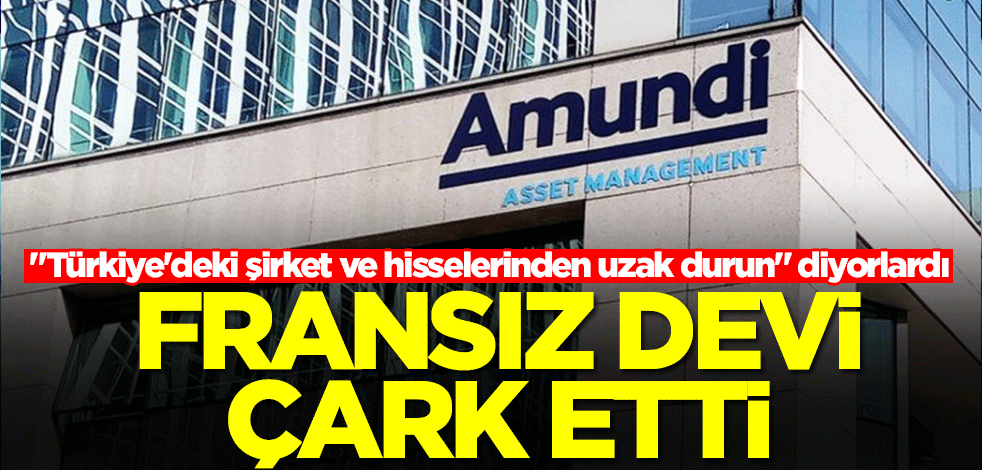 "Türkiye'deki şirket ve hisselerinden uzak durun" diyorlardı! Fransız devi çark etti