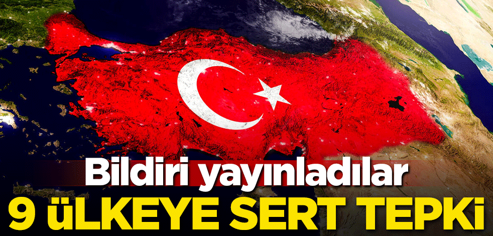 Türkiye'den 9 ülkeye sert tepki! Bildiri yayınladılar