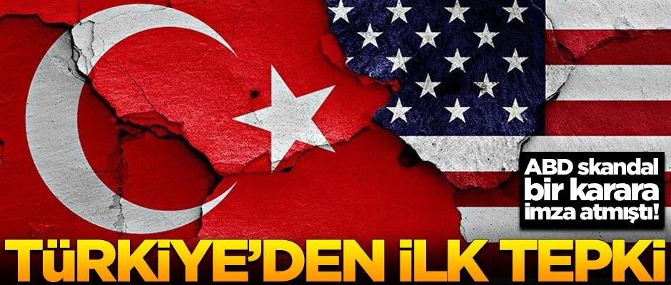 Türkiye'den ABD Başkanı Trump'a sert tepki!