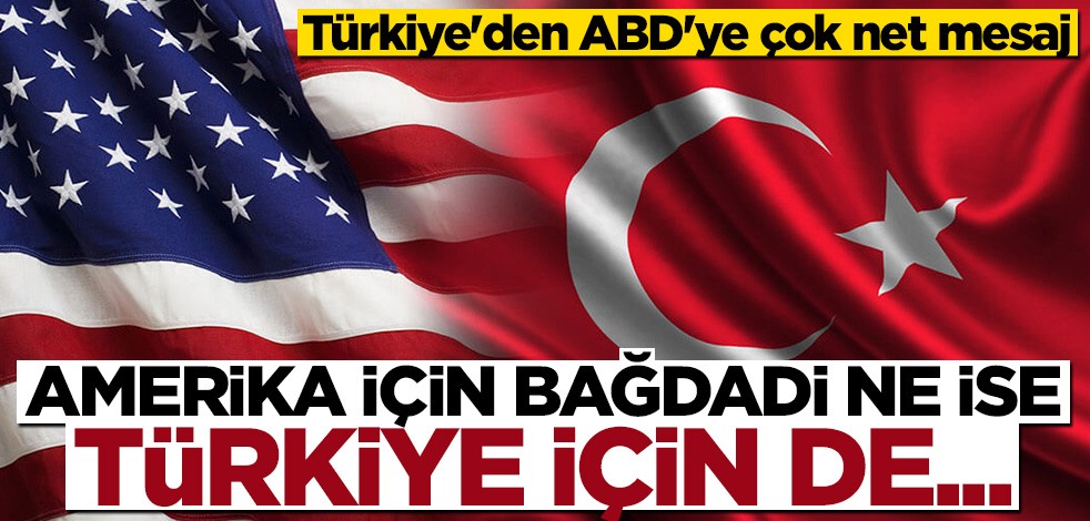 Türkiye'den ABD'ye çok sert Mazlum Kobani tepkisi