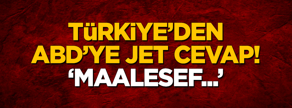 Türkiye'den ABD'ye jet 'Menbiç' cevabı!