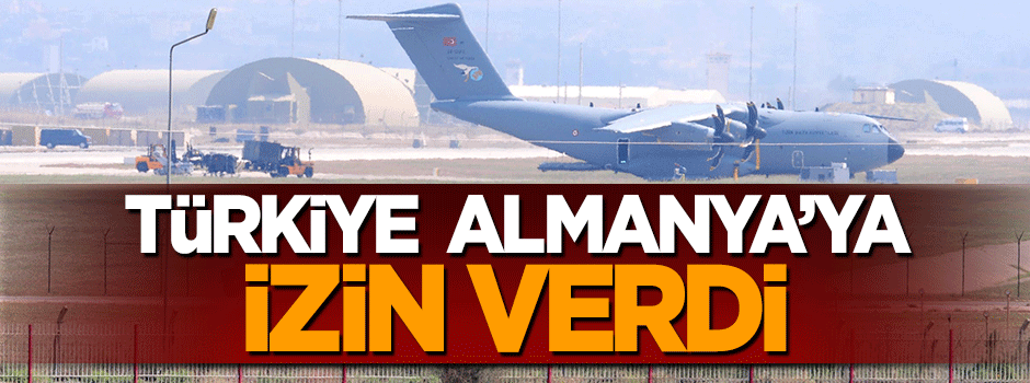 Türkiye'den Almanya'ya İncirlik izni