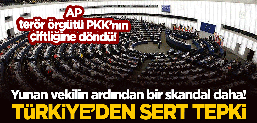 Türkiye'den AP'deki skandala sert tepki!