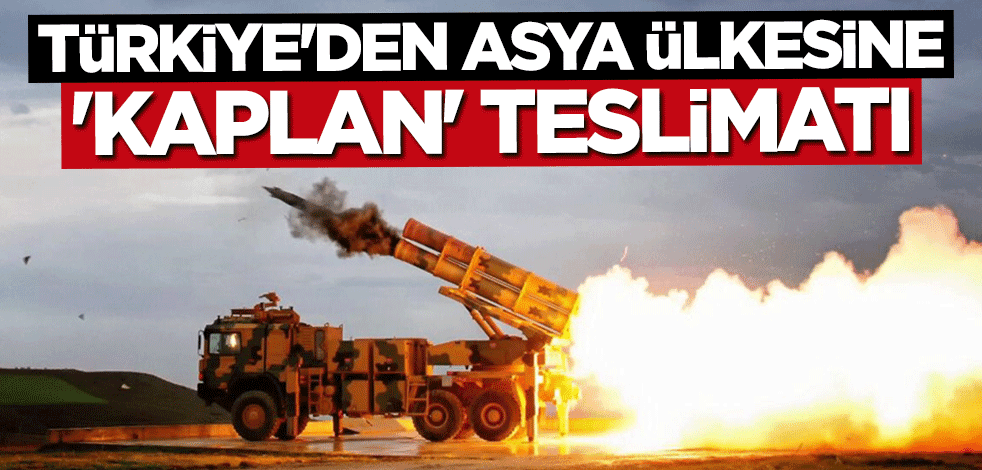 Türkiye'den Asya ülkesine TRG-300 KAPLAN Füzesi teslimatı