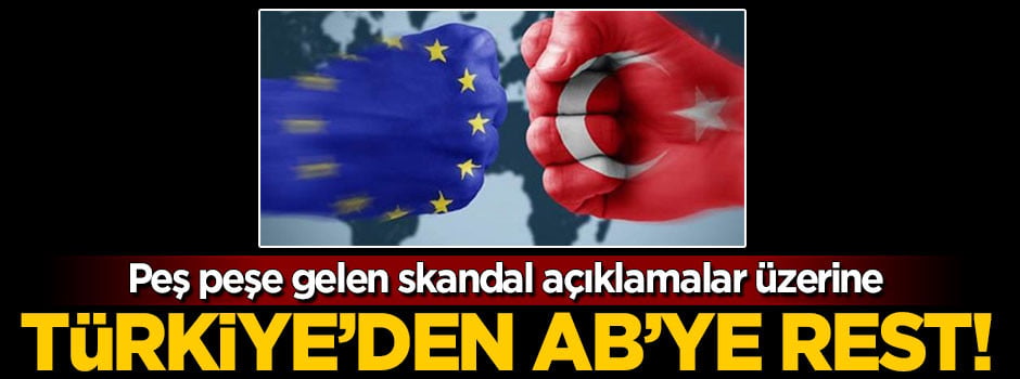 Türkiye'den Avrupa Birliği'ne sığınmacı resti!