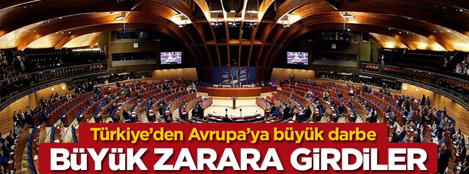 Türkiye'den Avrupa'ya büyük darbe