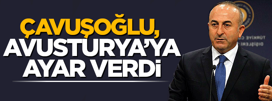 Türkiye'den Avusturya'ya sert cevap