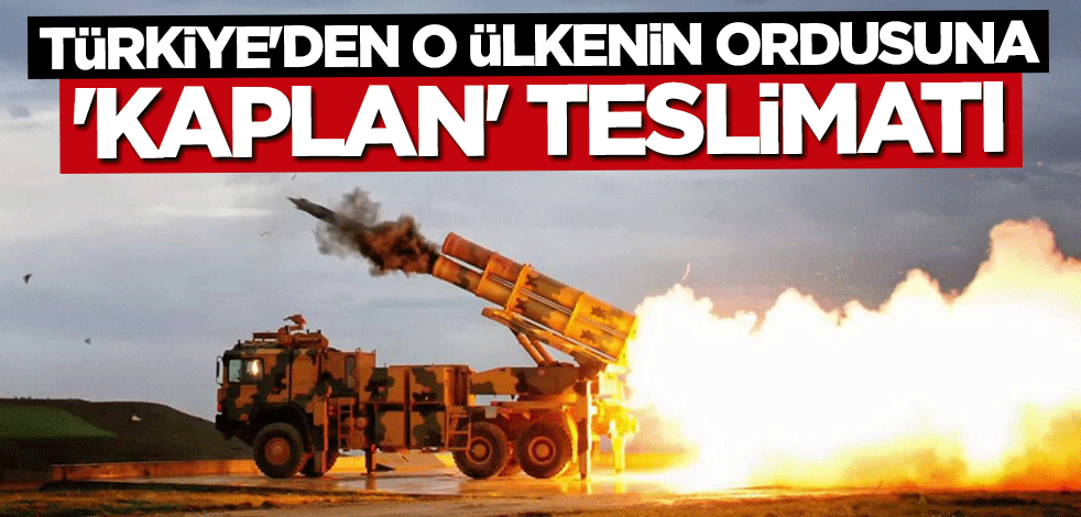 Türkiye'den Bangladeş ordusuna "KAPLAN" teslimatı