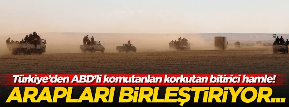 Türkiye'den bitirici hamle! Arapları birleştiriyor....