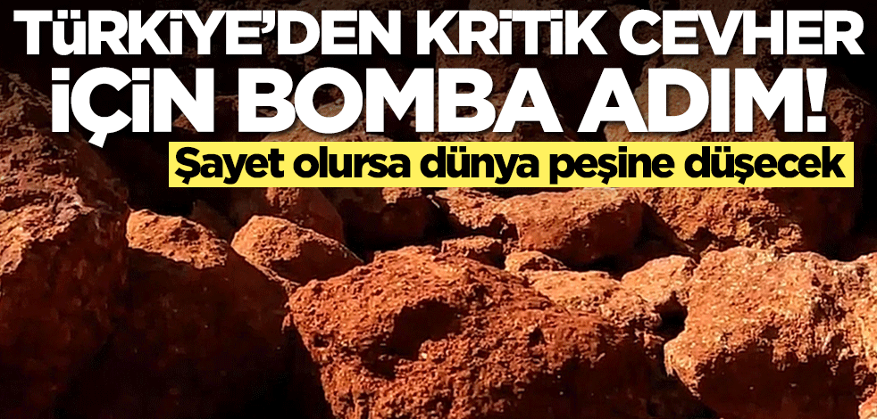Türkiye'den bomba boksit hamlesi! Üretilirse dünya peşine düşecek