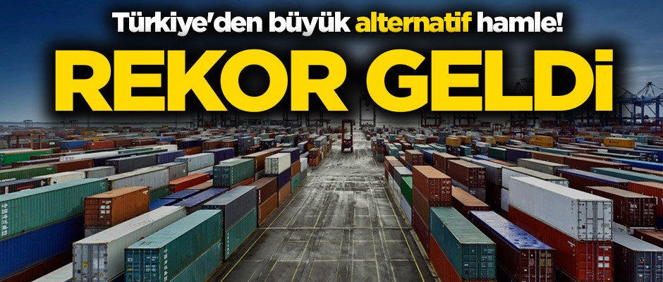 Türkiye'den büyük 'alternatif' hamle! Rekor geldi