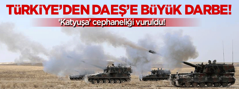 Türkiye'den büyük darbe! 'Katyuşa' cephaneliği vuruldu