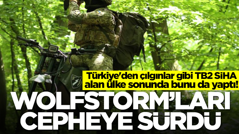 Türkiye'den çılgınlar gibi TB2 SİHA alan ülke sonunda bunu da yaptı: Wolfstorm'ları cepheye indirdi