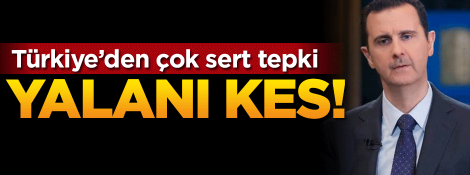 Türkiye'den çok sert tepki