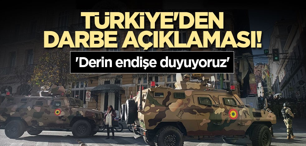 Türkiye'den darbe açıklaması! 'Derin endişe duyuyoruz'