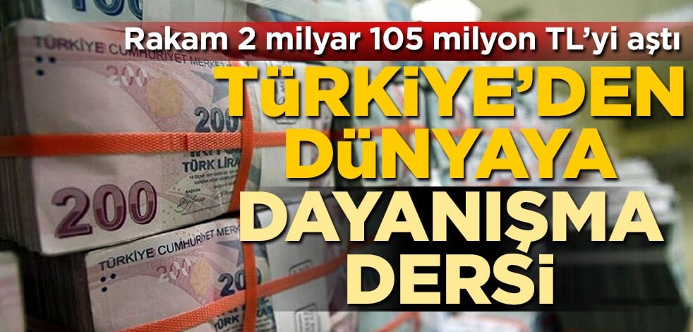Türkiye'den dünyaya dayanışma dersi! "Biz Bize Yeteriz Türkiyem" kampanyasında son rakamlar açıklandı