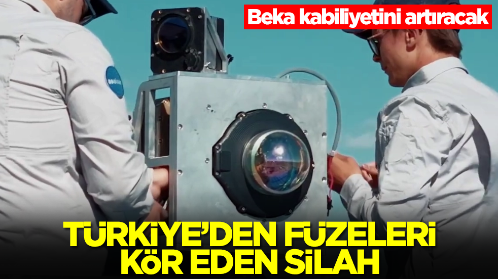 Türkiye'den füzeleri kör eden silah! Beka kabiliyetini artıracak