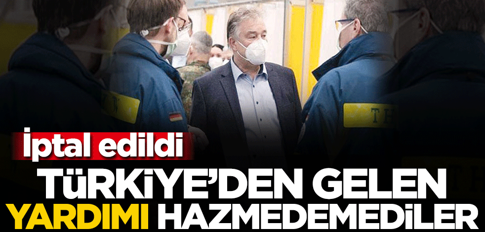 Türkiye'den gelen yardımı hazmedemediler... Teslim töreni iptal edildi