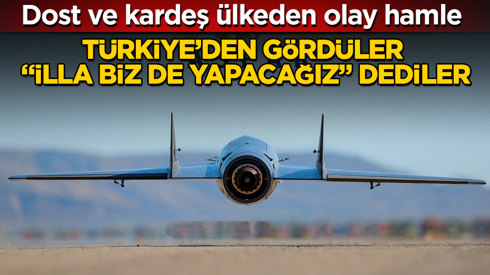 Türkiye’den gördüler, "İlla biz de yapacağız" dediler! Dost ve kardeş ülke, jet motorlu İHA "ASFAR"la gökyüzünü fethetti